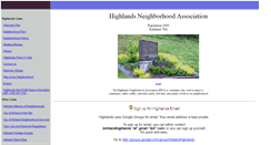 Desktop Screenshot of kirklandhighlands.org